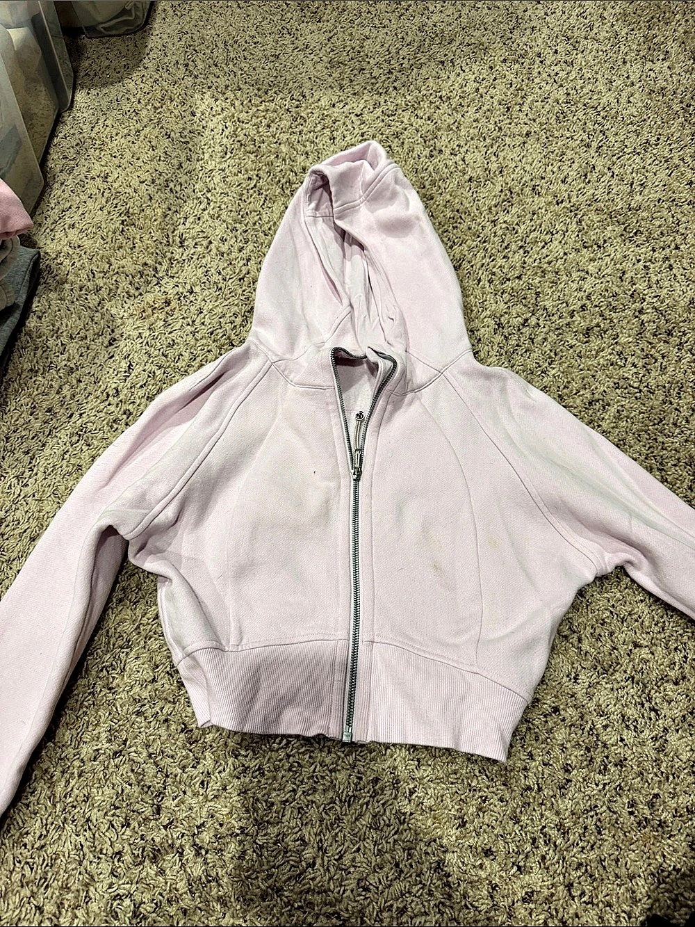 lululemon Pink Zip-Up Hoodie